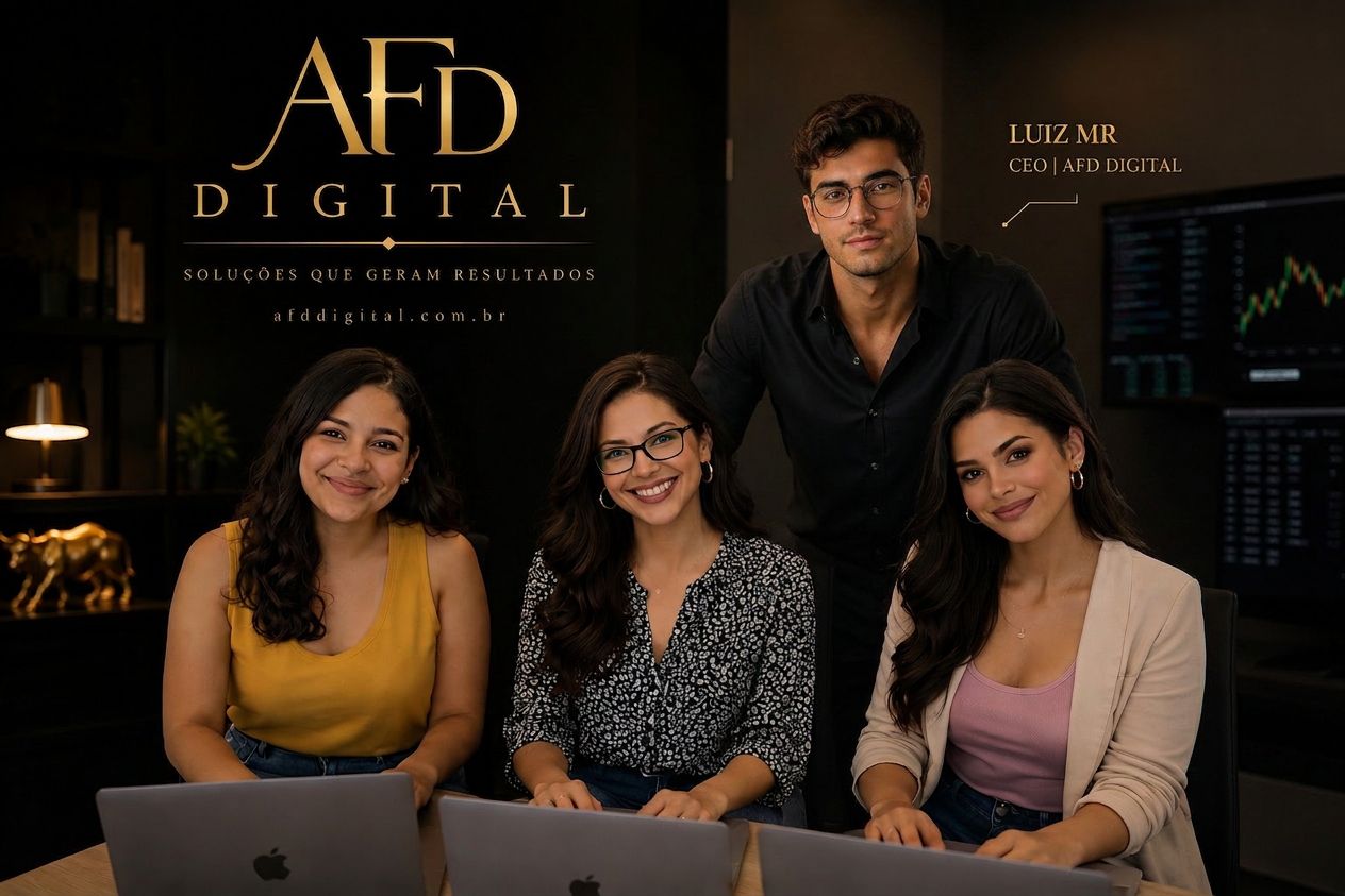 Equipe de vendas da AFD Digital